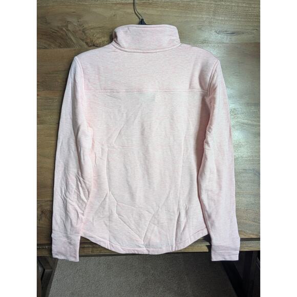 Vineyard Vines Shep Shirt Womens L Flamingo Heather Relaxed 1/4 Zip 2K001890 NWT - Picture 2 of 5